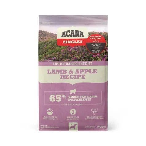 Acana 25lb grain free lamb and apple dog food