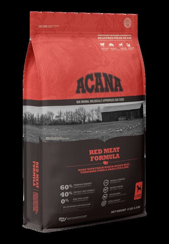 Acana 4lb grain free red meat dog food