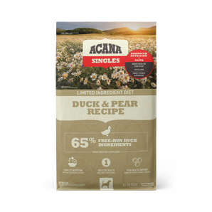 Acana 13lb grain free duck and pear dog food