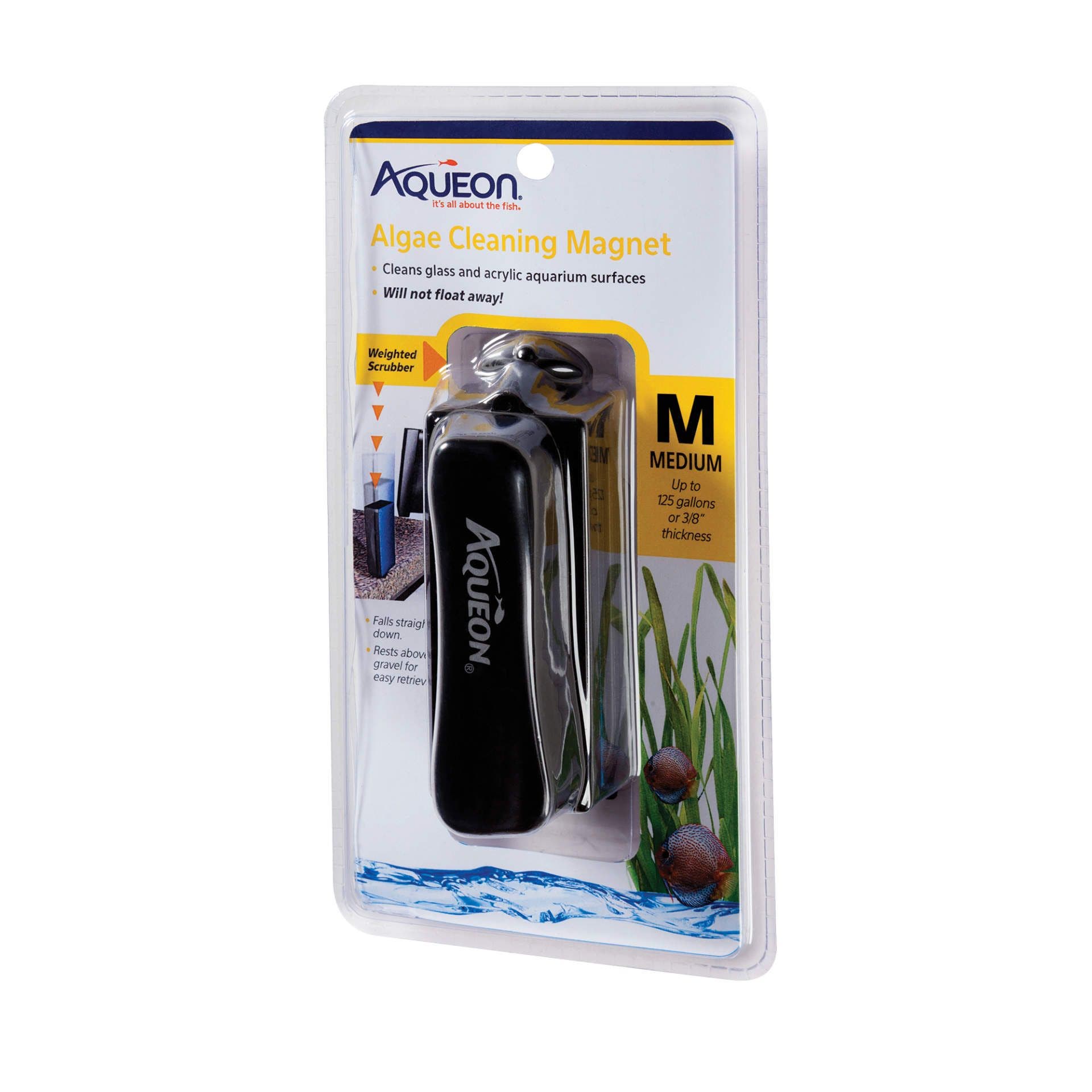 Aqueon algae cleaning magnet medium fish