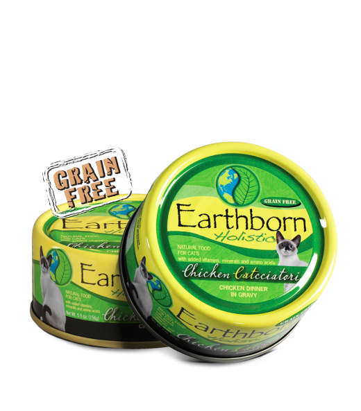 Earthborn Holistic 5.5oz chicken catcciatori cat food