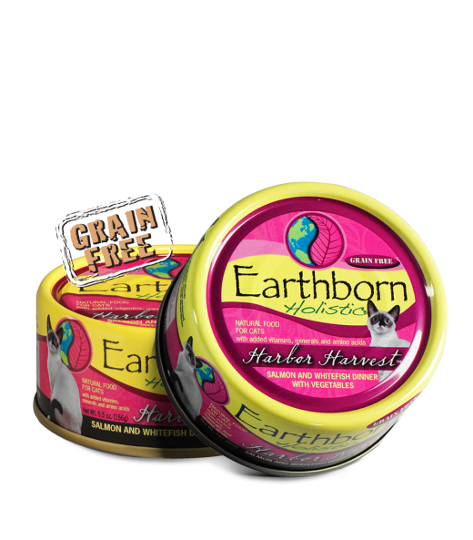 Earthborn Holistic 5.5oz harbor harvest cat food