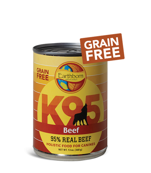 Earthborn Holistic 13oz K95 beef dog food
