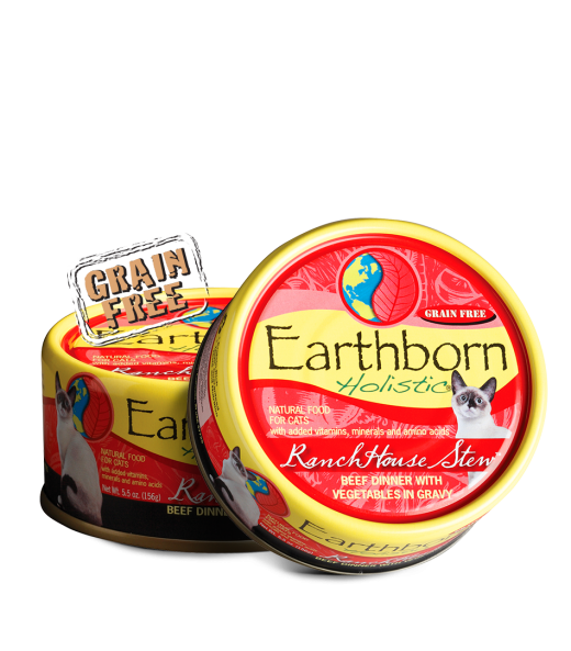 Earthborn Holistic 5.5oz ranch house stew cat food