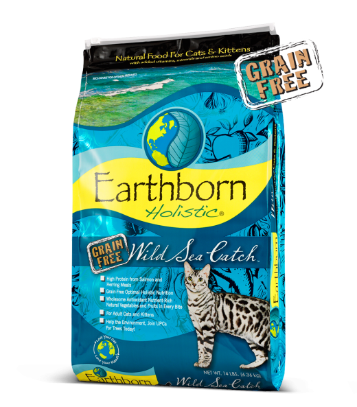 Earthborn Holistic 14lb seacatch cat food