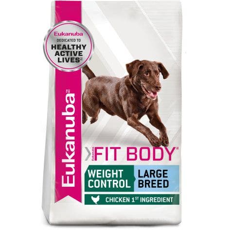 Eukanuba Fit Body Weight Control Large Breed Dry Dog Food, 15 Lb