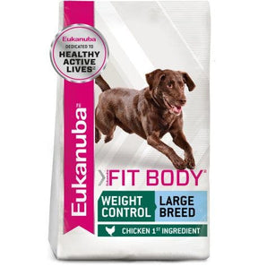 Eukanuba  Fit Body Weight Control Large Breed Dry Dog Food, 15 Lb