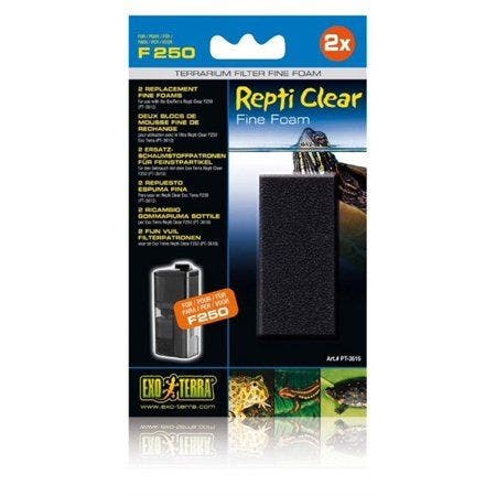 Exo Terra Repti Clear 250 Fine Foam 2 pack