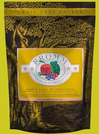 Fromm 4lb Grain Free Lamb & Lentil Dog Food