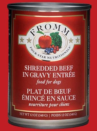 Fromm 12oz Shredded Beef in Gravy Entrée Dog Food