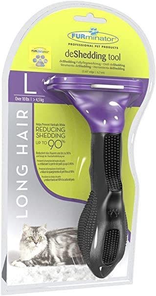 Furminator cat large long hair cat grooming