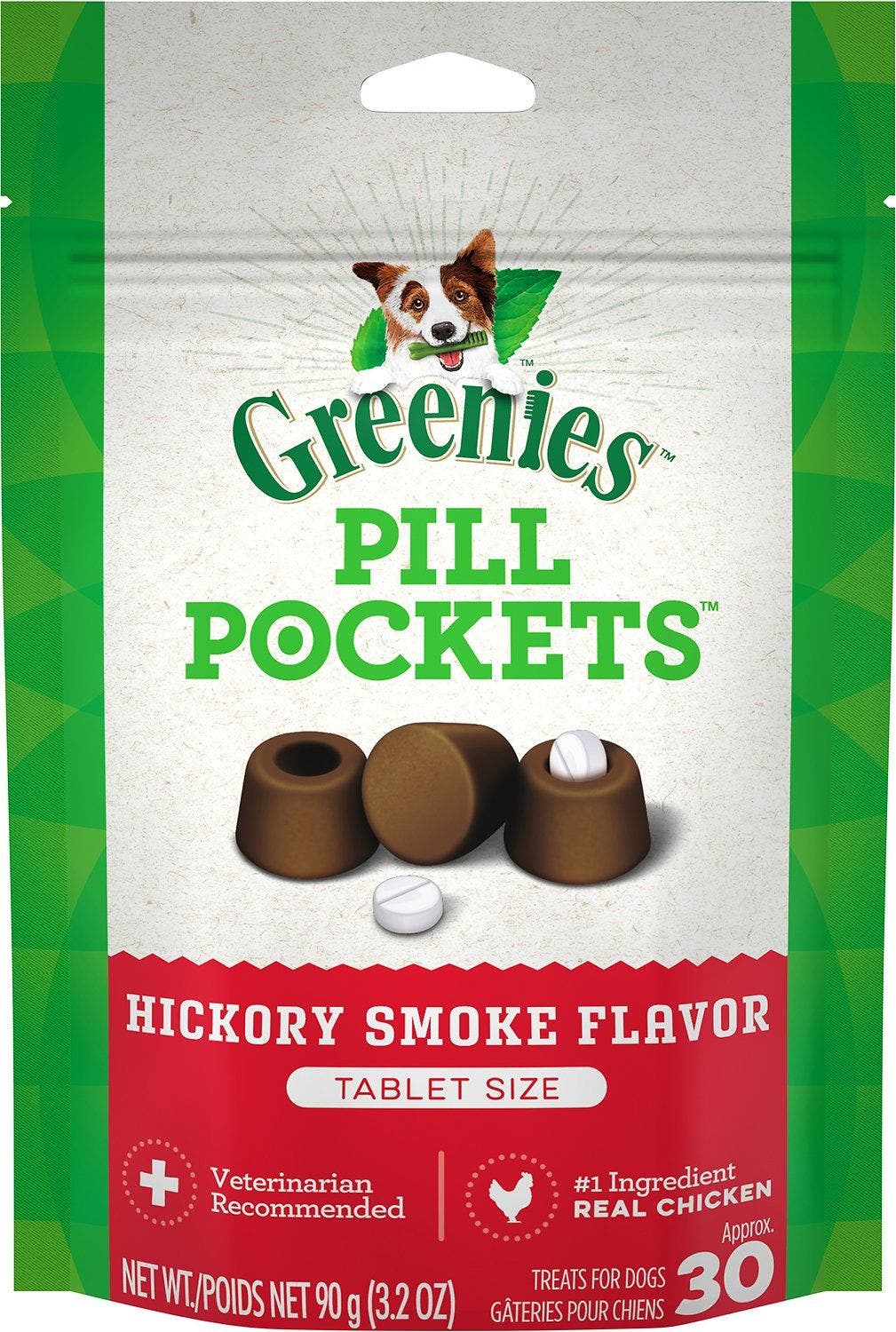 Greenies 15.8oz Capsule Pockets Hickory