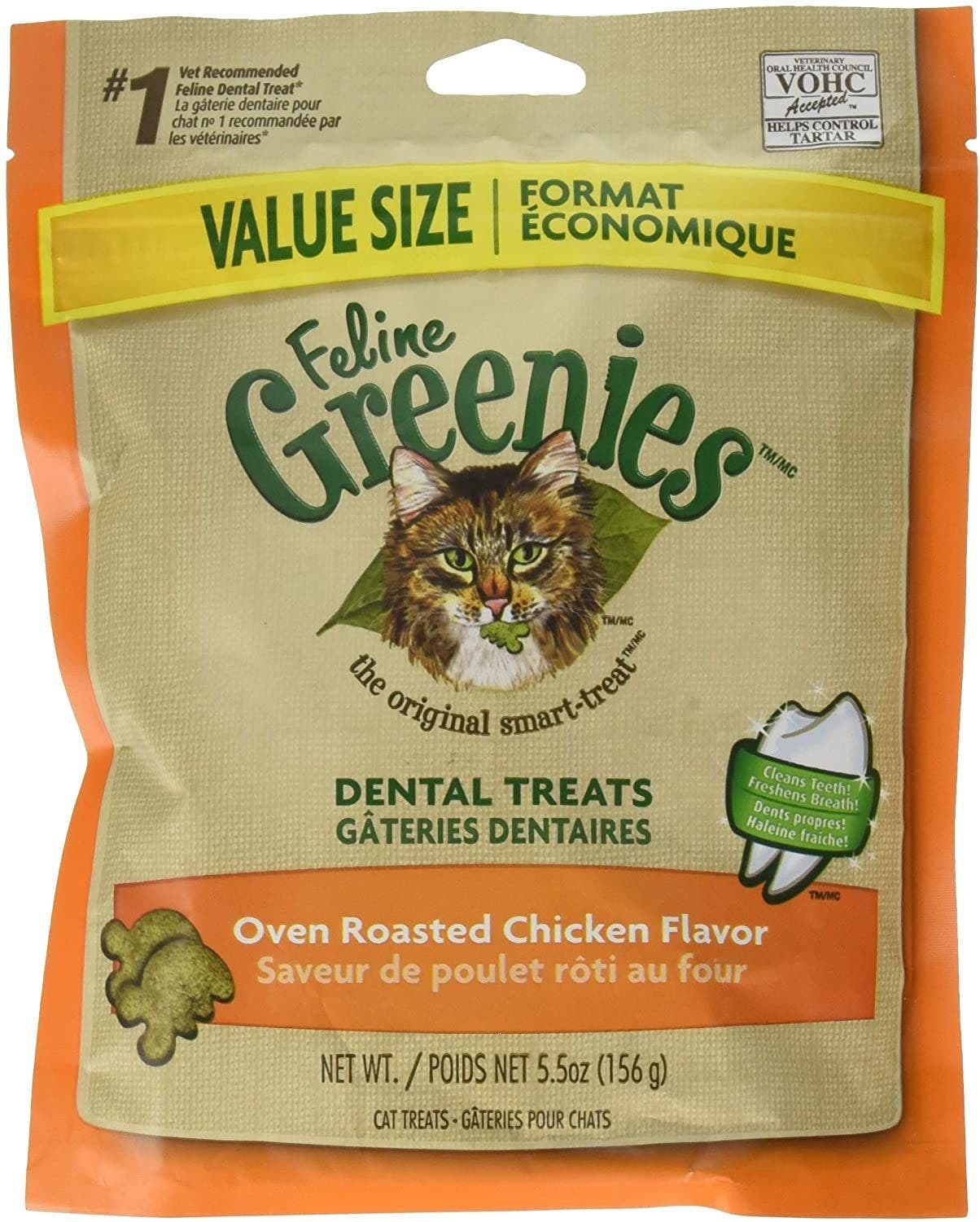 Greenies Feline 5.5oz Dental Chicken