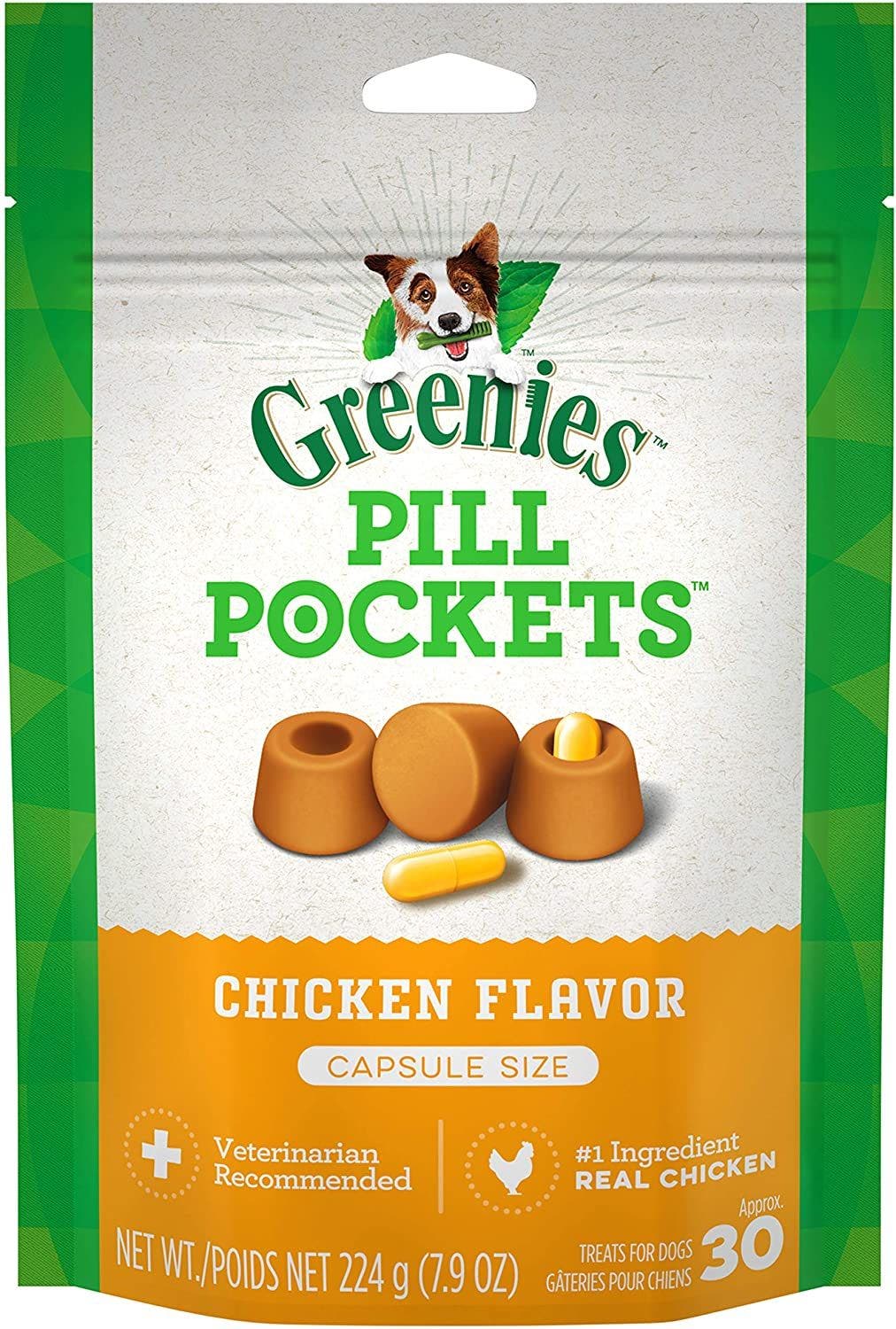 Greenies 7.9oz Capsule Pockets-Chicken