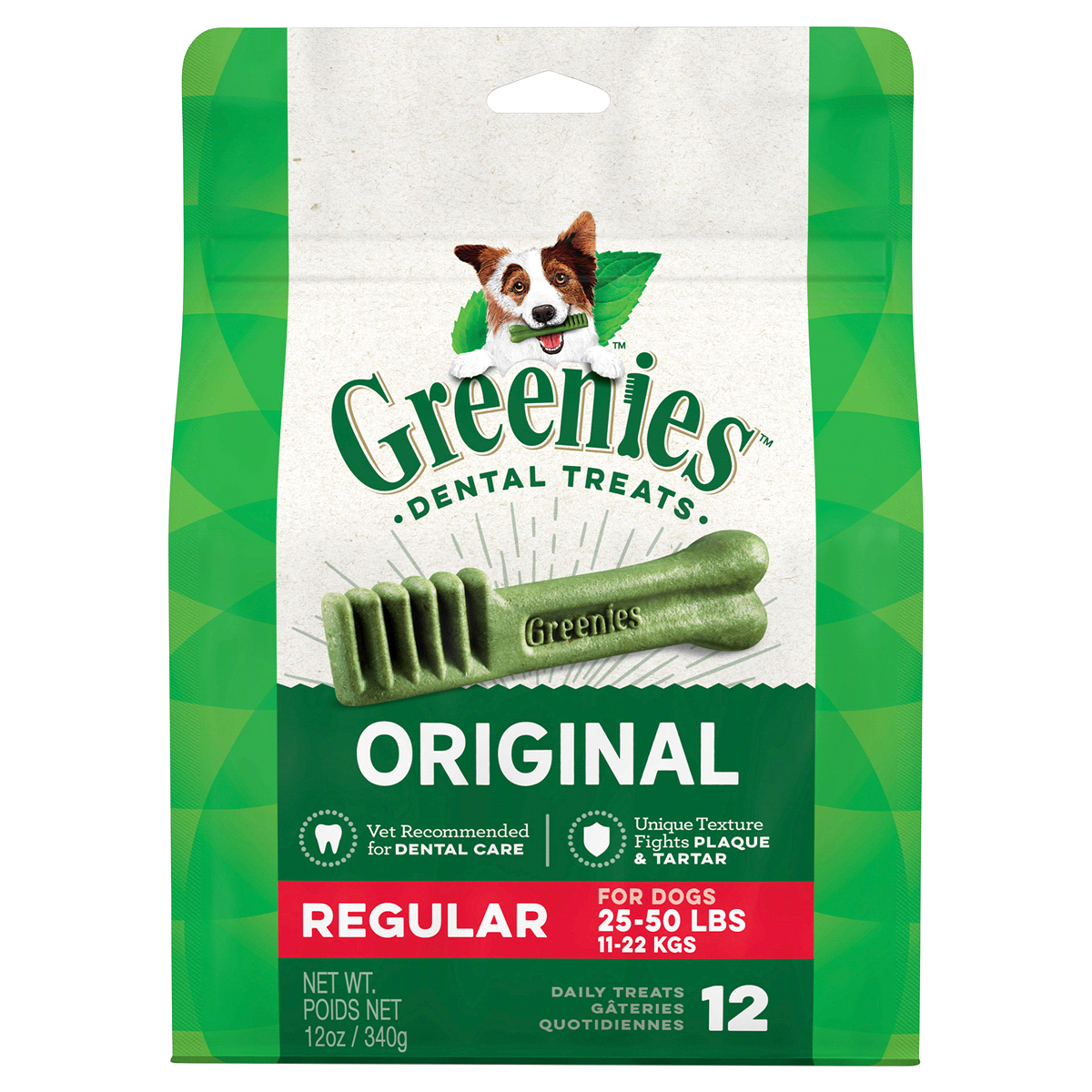 Greenies 12oz Regular Dog Treat Dental Pack