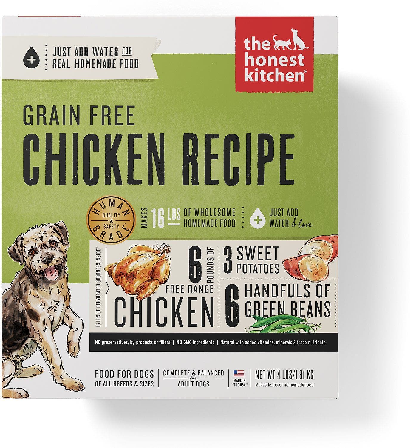 Honest Kitchen 4lb Grain Free Chicken