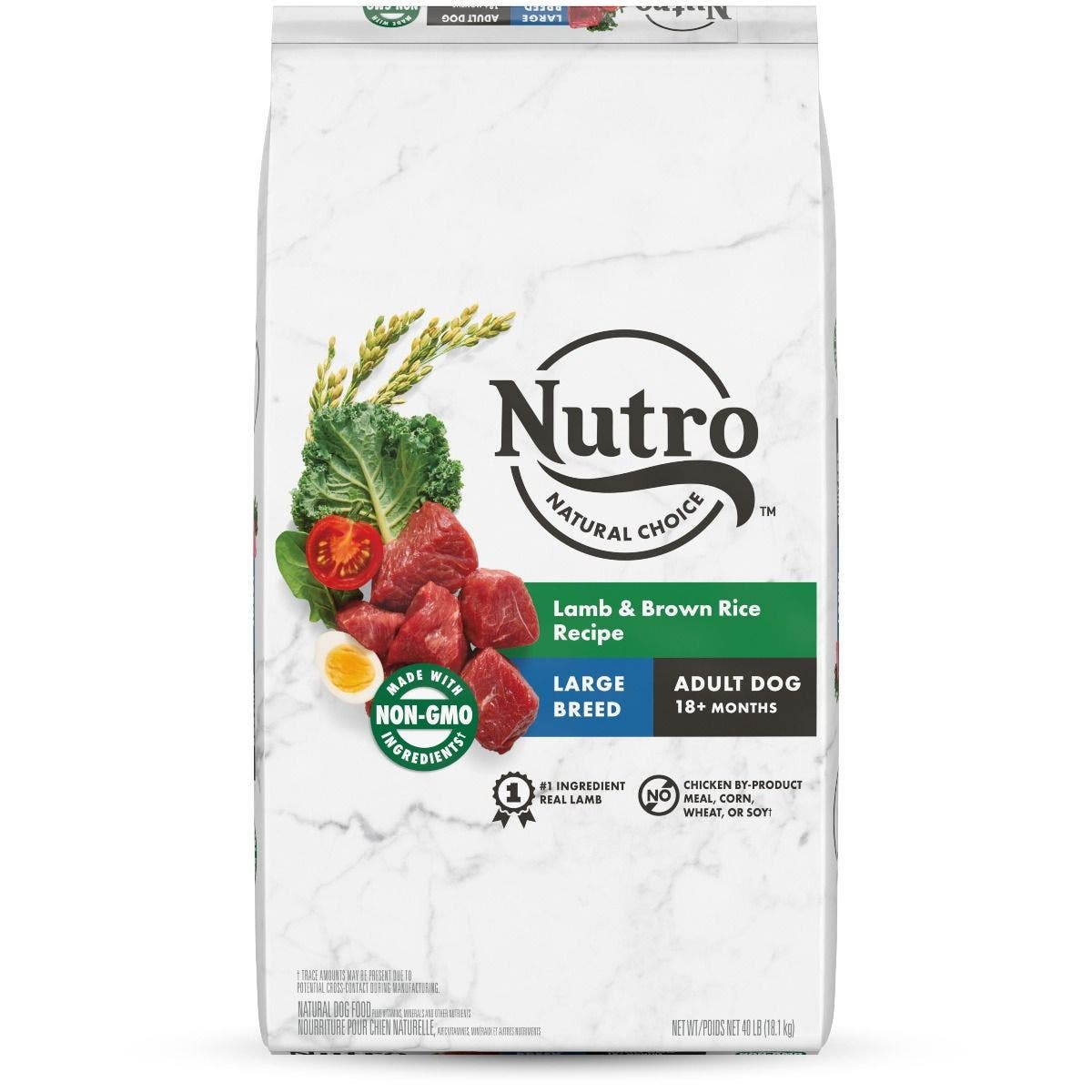 Nutro 30lb Wholesome Lamb Large Breed Rice Dog Food
