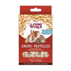 Living World small animal peanut drops 2.6oz