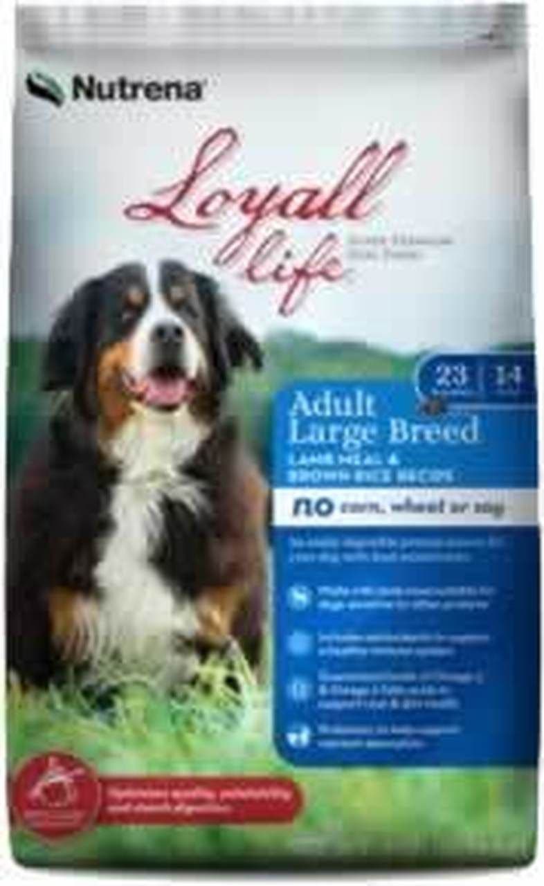 Loyall Life 40lb Adult large breed lamb and brown rice dog food