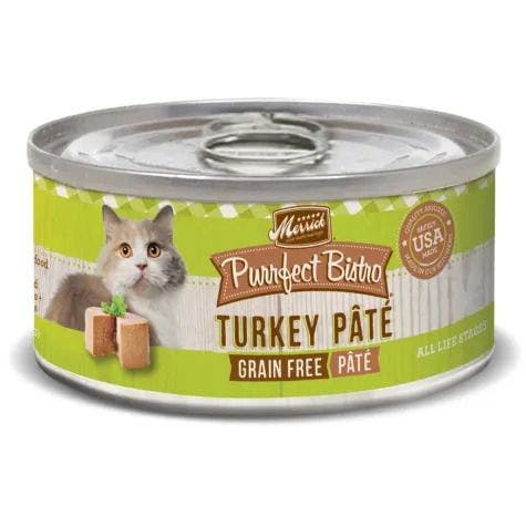 Merrick 3oz purrfect bistro turkey pate
