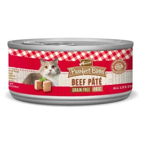 Merrick 5.5oz purrfect bistro beef pate