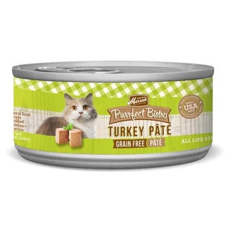 Merrick 5.5oz purrfect bistro turkey pate