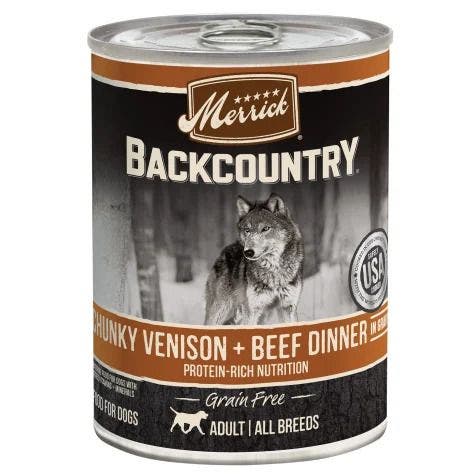 Merrick backcountry 12.7oz chunks venison