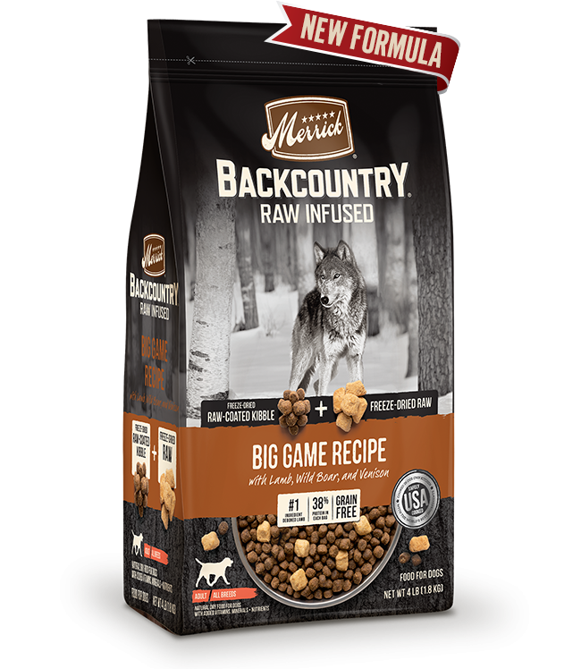 Merrick backcountry grain free big game recipe 20lb