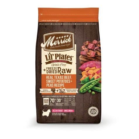 Merrick lil plate grain free beef raw bite
