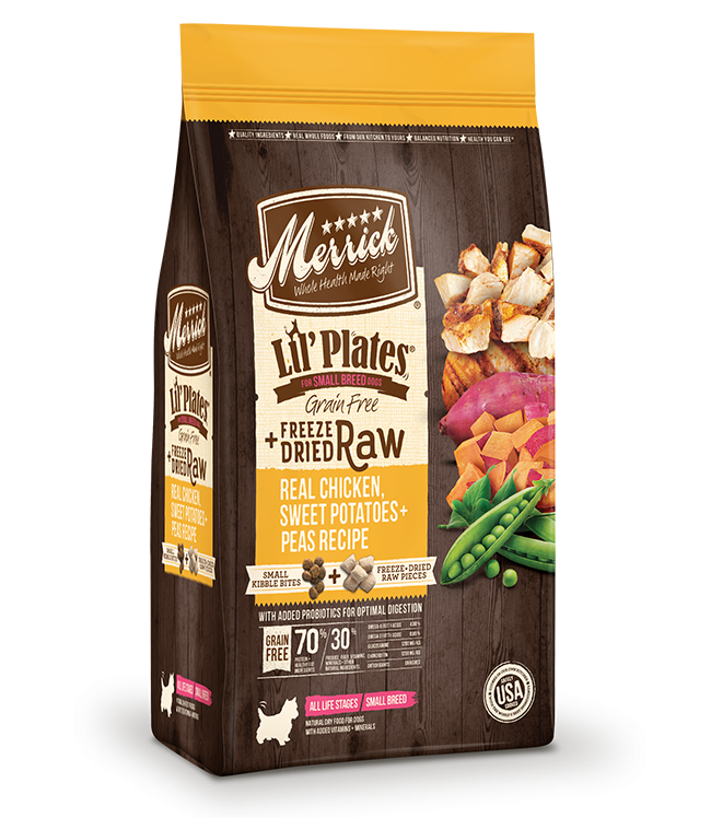 Merrick lil plate grain free chicken raw bite