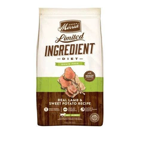 Merrick limited ingredient diet 12lb grain free lamb