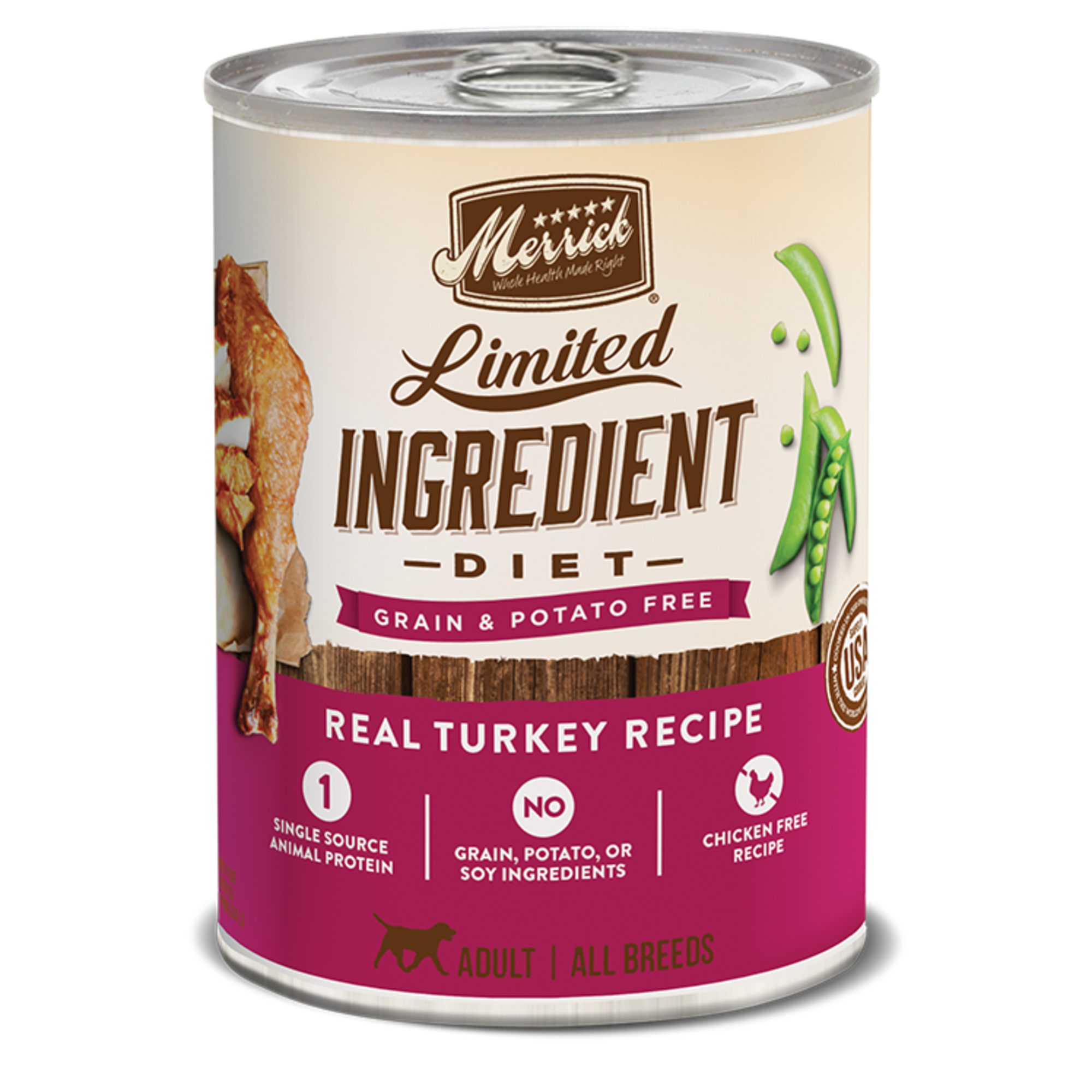 Merrick limited ingredient top cat food turkey