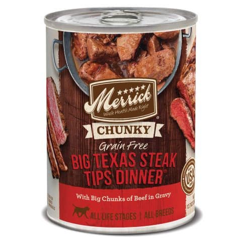 Merrick 12.7oz steak tips dinner