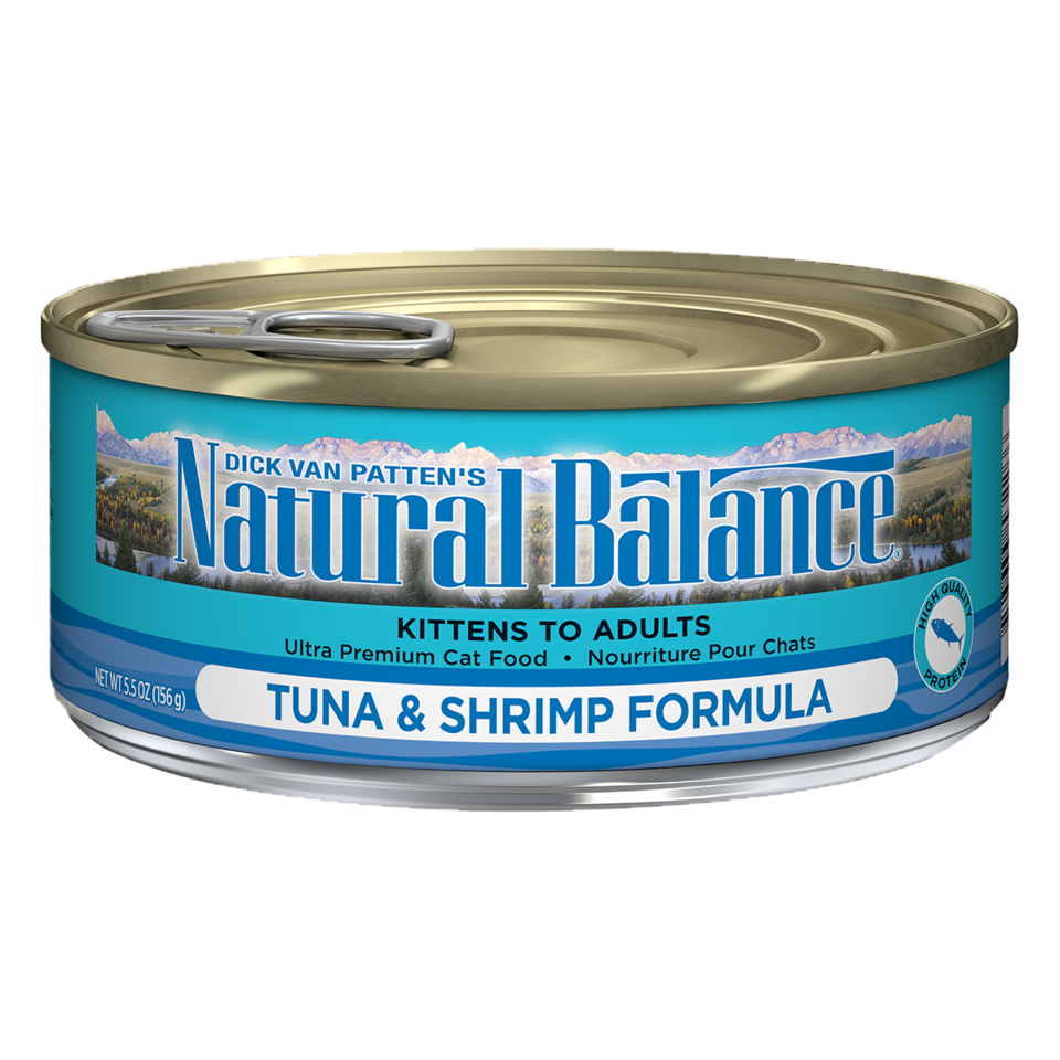 Natural Balance 5.5oz Tuna with Shrimp Formula Canned Cat Food