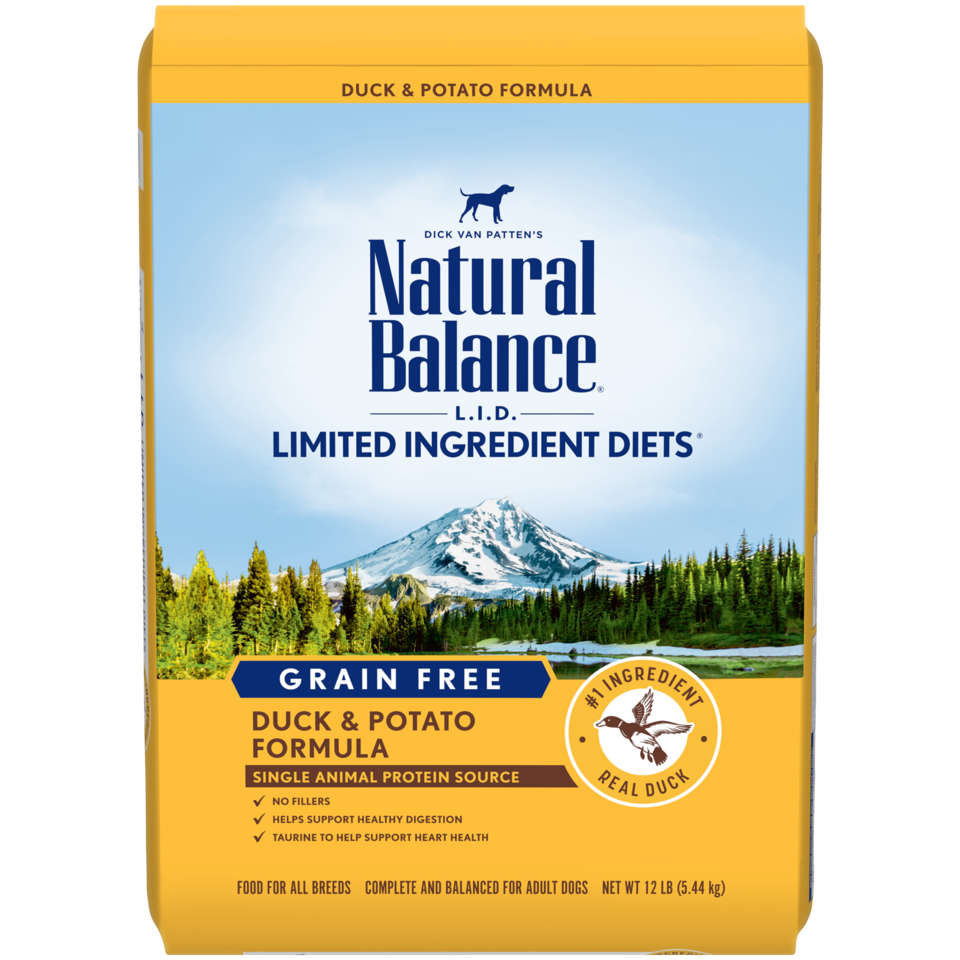 Natural Balance limited ingredient diet sweet potato duck 4.5lb