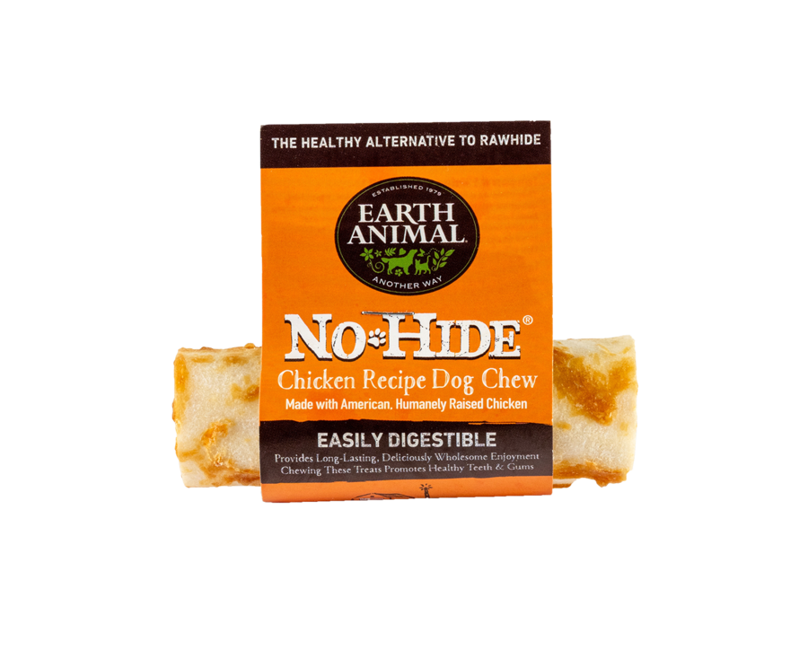 No Hide 4in chicken roll dog treats