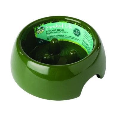 Oxbow forage bowl large moss green small animal