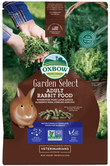 Oxbow garden select 4lb adult rabbit small animal