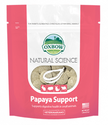 Oxbow simple rewards 60 tablet papaya support small animal