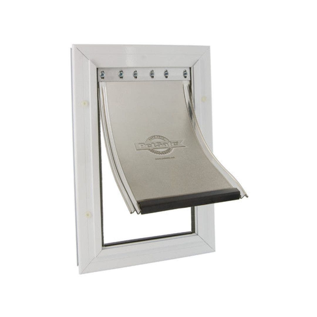 Petsafe pet door extra large white freedom aluminum