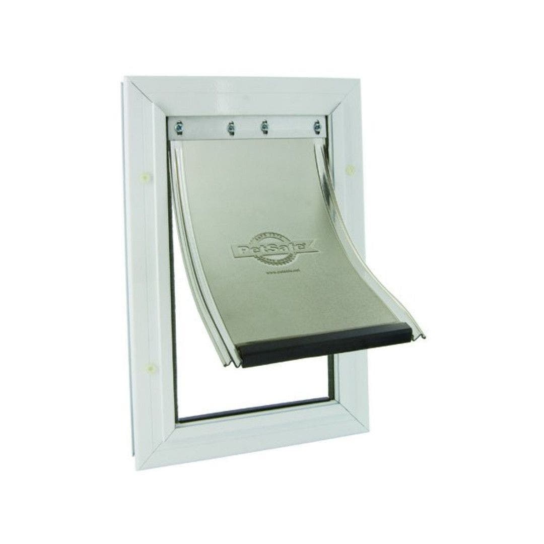 Petsafe pet door medium white freedom aluminum