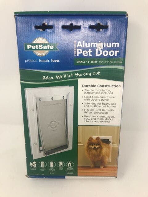 Petsafe pet door small white premium plastic