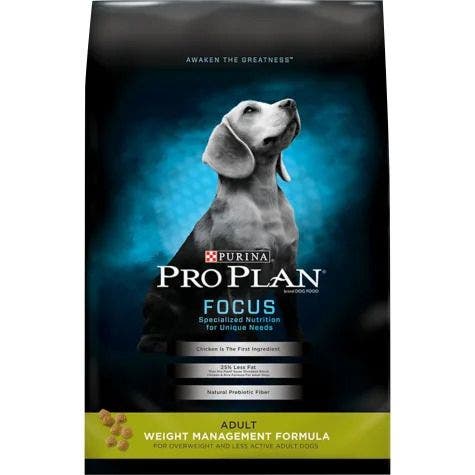 Pro Plan 34lb weight management dog food