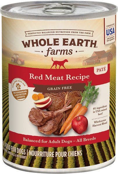 Whole Earth Grain Free Red Meat Recipe 12.7oz