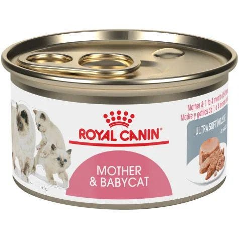 Royal Canin Mother & Babycat Ultra Soft Mousse in Sauce Canned Cat Food, 3 oz