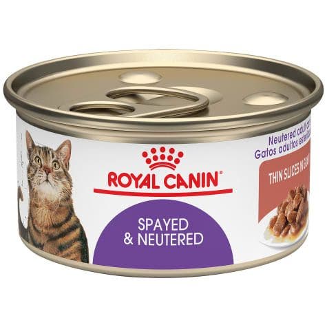 Royal Canin Spayed Neutered Thin Slices In Gravy Canned Cat Food