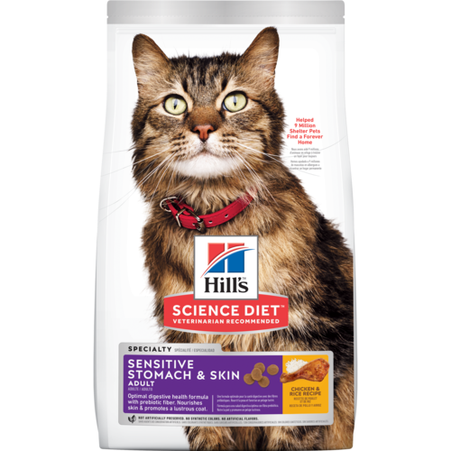 Science Diet Cat 4lb Sensitive Stomach Skin Cat Food