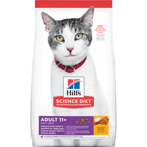 Science Diet 7lb Adult 11+ Chicken Recipe Cat Food