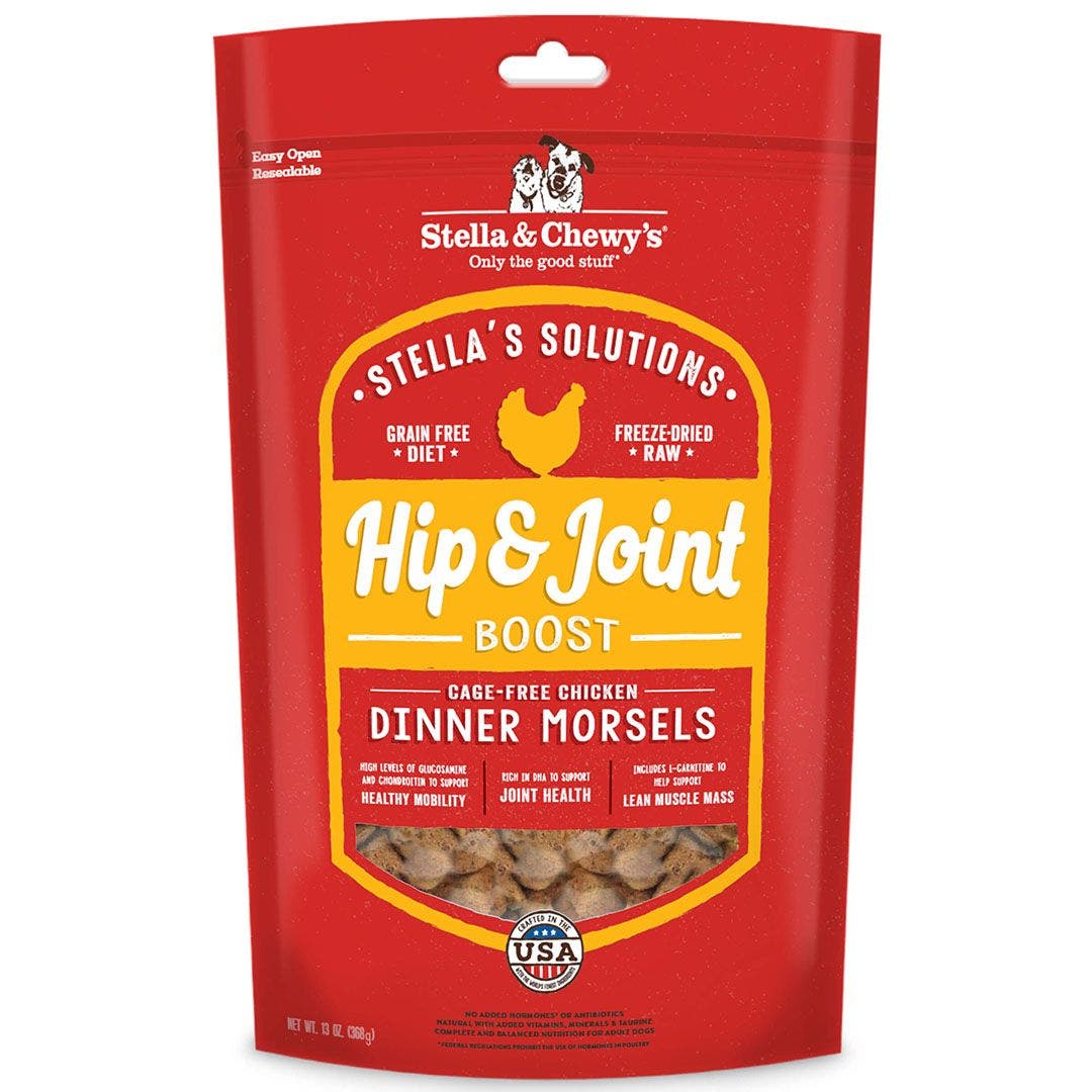 Stella and Chewy's 13oz freeze dried hip joint boost dog food