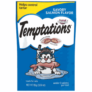 Temptations 3oz savory salmon cat treat